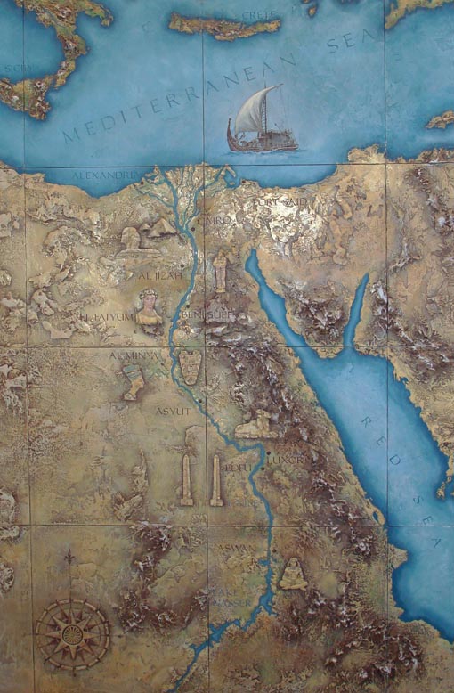 Афанасьева А.К. Бессонов Д.В. Медведева Н.А. "Карта древнего Египта."